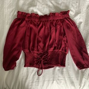 Charlotte Russe Off the Shoulder Top